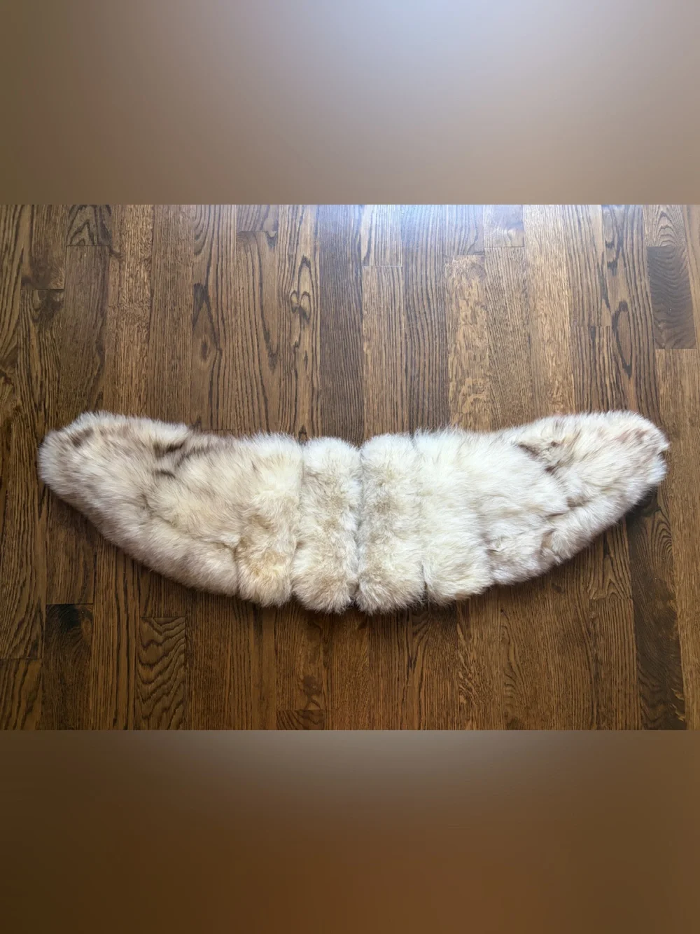VINTAGE SAGA FURS Norwegian Blue Fox Capelet Scarf Shawl Stole Wrap